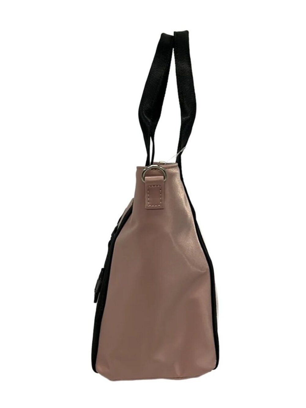 MARY QUANT Light Pink Black Chemical Fiber Tote Bag - Picture 9 of 16